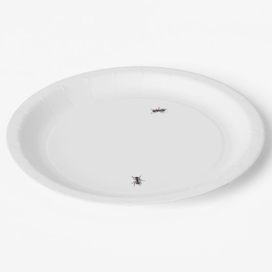 Spaß Bug Ant Funny Pappteller (Schrägansicht)