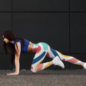 Spaß bunt abstrakt und stilvoll leggings