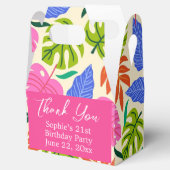 Spaß bunt danke Ihnen Leckerei/Gefallen/Geschenkbo Geschenkschachtel (Geöffnet)