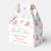 Spaß bunt danke Ihnen Leckerei/Gefallen/Geschenkbo Geschenkschachtel (Vorderseite)