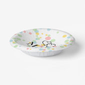 Spaß bunt Konfetti Dots Papier Schalen für die Hoc Pappteller (Gewinkelt)