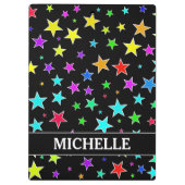 Spaß, bunte Sternchen-Vereinbarung + Individueller Klemmbrett (Rückseite)