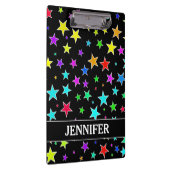 Spaß, bunte Sternchen-Vereinbarung + Individueller Klemmbrett (Rechts)