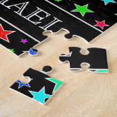 Spaß, bunte Sternchen-Vereinbarung + Puzzle (Seite)