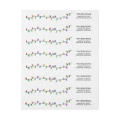 Spaß-bunter Weihnachtslicht-Feiertag (Bogen)