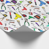 Spaß-Cartoon bearbeitet Geschenkpapier (Ecke)