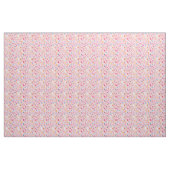 Spaß-Cartoon-Musterrosa Stoff (Yard (91,4 cm))