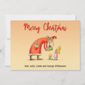 Spaß Cartoon Weihnachtsgeschenke Weihnachten (Vorderseite)