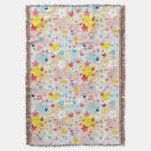 Spaß-Cartoonmuster Decke (Vorderseite Vertikal)