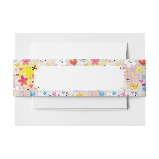 Spaß-Cartoonmuster Einladungsbanderole (Vorderseite Beispiel)