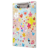 Spaß-Cartoonmuster Klemmbrett (Links)