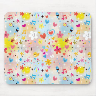 Spaß-Cartoonmuster Mousepad