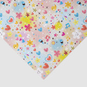 Spaß-Cartoonmuster Seidenpapier (Ausschnitt)