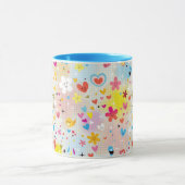 Spaß-Cartoonmuster Tasse (Zentrum)