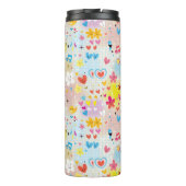 Spaß-Cartoonmuster Thermosbecher (Rückseite)