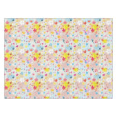 Spaß-Cartoonmuster Tischdecke (Vorderseite (Horizontal))