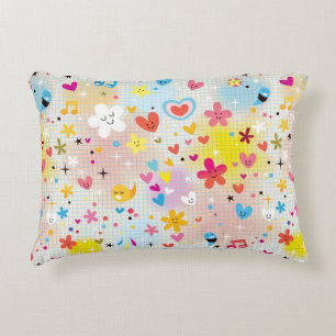 Spaß-Cartoonmuster Zierkissen