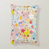 Spaß-Cartoonmuster Zierkissen (Rückseite(Vertikal))