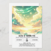 Spaß Celestial Digital Geburtstag Einladung (Vorne/Hinten)