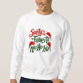 Spaß & Cheeky Weihnachten Sweatshirt (Vorderseite)