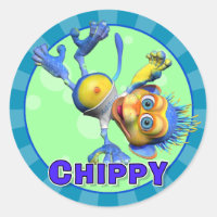 Spaß-Chippy Aufkleber