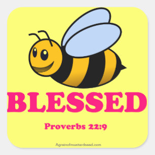 Spaß Christlich Quadratischer Aufkleber