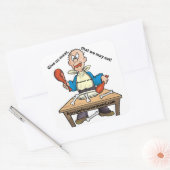 Spaß Christlich Quadratischer Aufkleber (Umschlag)