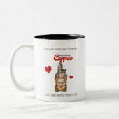 Spaß Coffee Zitat Niedlich Gnome Funny Valentinsta Zweifarbige Tasse (Links)