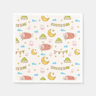 Spaß Colorful Ramadan & Eid Party Napkins Serviette