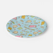 Spaß Colorful Ramadan & Eid Party Pappteller (Schrägansicht)