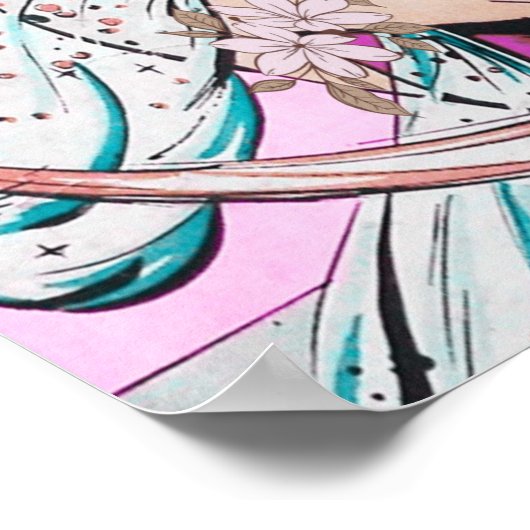 Spaß Comic Buchabdeckung Poster (Ecke)