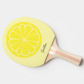 Spaß Cool Lemon Yellow Tischtennis Schläger (Seitenansicht)