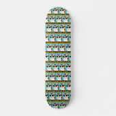 Spaß Coole Katze Skateboard (Vorne)
