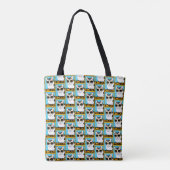Spaß Coole Katze Tasche (Rückseite)