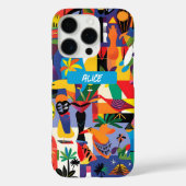Spaß Cooler farbiger Cartoon Doodle Personalisiert Case-Mate iPhone Hülle (Rückseite)