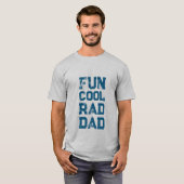 Spaß cooler krasser Papa aquamariner Grunge Not le T-Shirt (Vorne ganz)