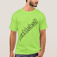 Spaß Cooler Retro Sommer umrissener PICKLEBALL-Tex