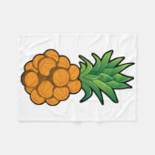 Spaß Cooles Ananas Design - Grafik - C Fleecedecke (Vorderseite (Horizontal))