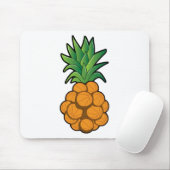 Spaß Cooles Ananas Design - Grafik - C Mousepad (Mit Mouse)