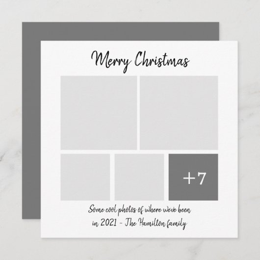 Spaß Corona Virus 2021 Weihnachtskarte Einladung (Vorne/Hinten)