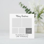 Spaß Corona Virus 2021 Weihnachtskarte Einladung (Stehend Vorderseite)