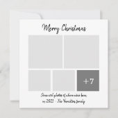 Spaß Corona Virus 2021 Weihnachtskarte Einladung (Vorderseite)