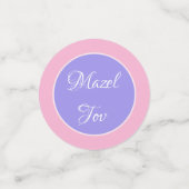 Spaß! Custom Bat Mitzvah Confetti Konfetti (Klein Vorderseite)