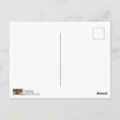 Spaß Dänemark Traktor Queen Postcard! Postkarte (Rückseite)