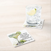 Spaß Das einzige Zeitraffer ist akzeptabel Rechteckiger Pappuntersetzer (Vor Ort)