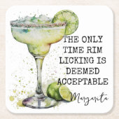 Spaß Das einzige Zeitraffer ist akzeptabel Rechteckiger Pappuntersetzer (Vorderseite)