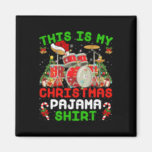Spaß, das ist mein Weihnachts-Pajama-Trommel-Kit C Magnet