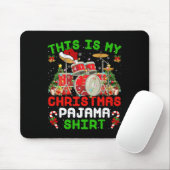 Spaß Das ist mein Weihnachts-Pajama-Trommel-Kit We Mousepad (Mit Mouse)