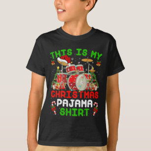Spaß Das ist mein Weihnachts-Pajama-Trommel-Kit We T-Shirt