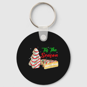 Spaß das Weihnachts-Weihnachtsbaum Cakes Debbie Schlüsselanhänger